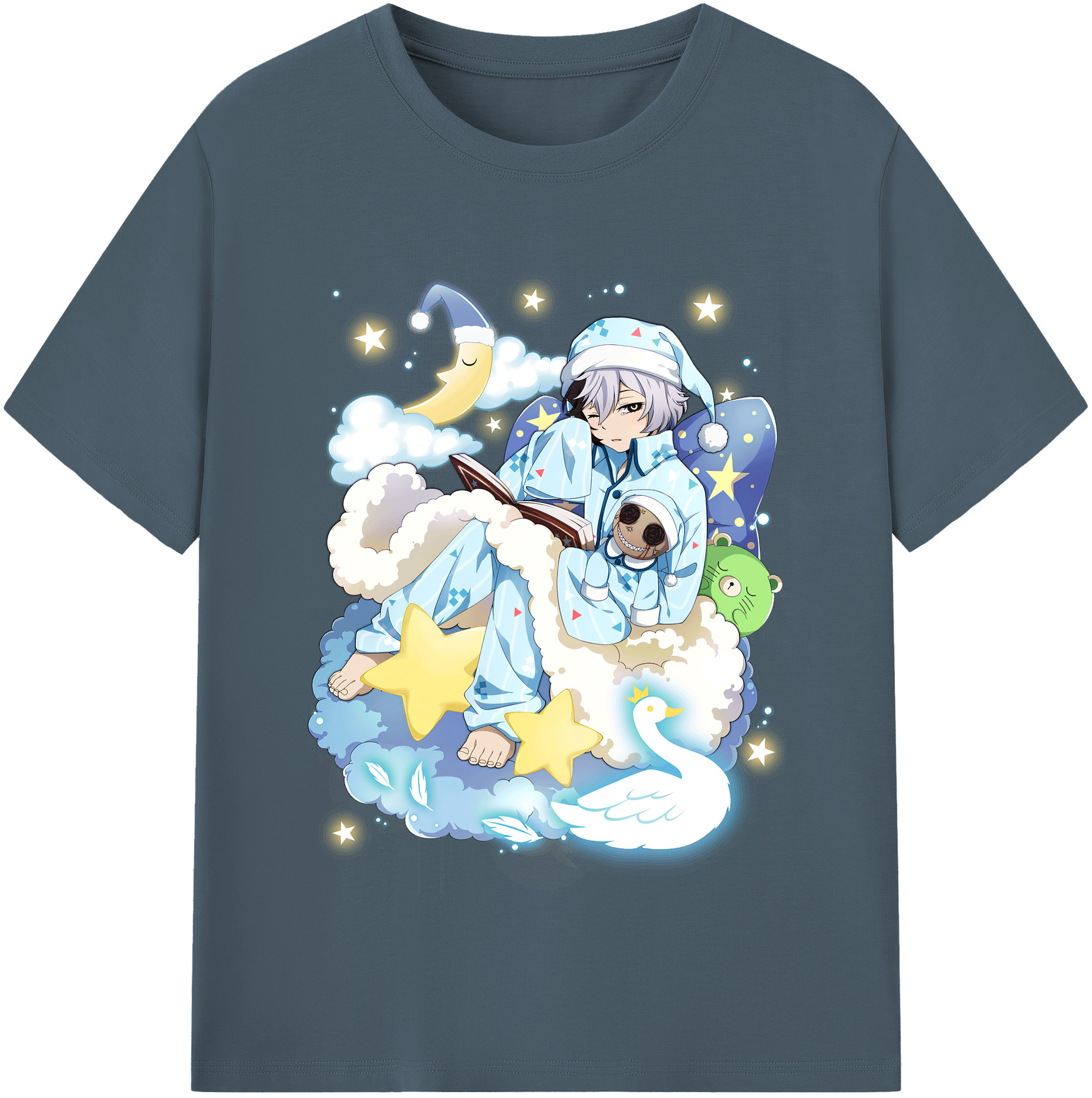 （画像用） 文豪ストレイドッグス Bungo Stray Dogs 綿100％半袖Tシャツ（フロントプリント）